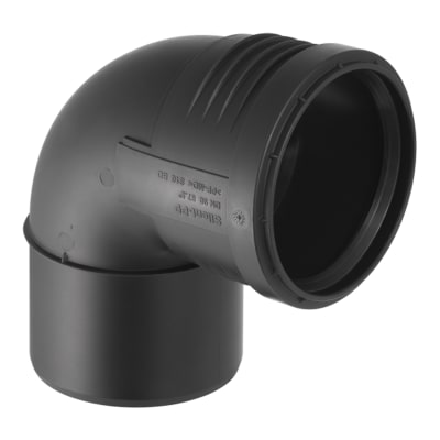 90 mm x 87,5° Bøjning Silent PP Geberit