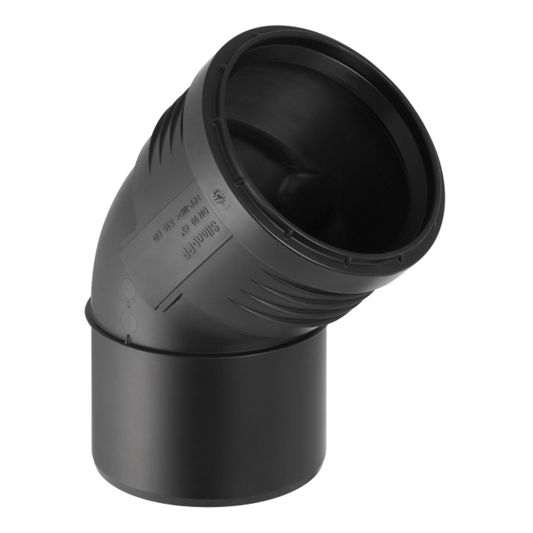 75 mm x 45° Bøjning Silent PP Geberit
