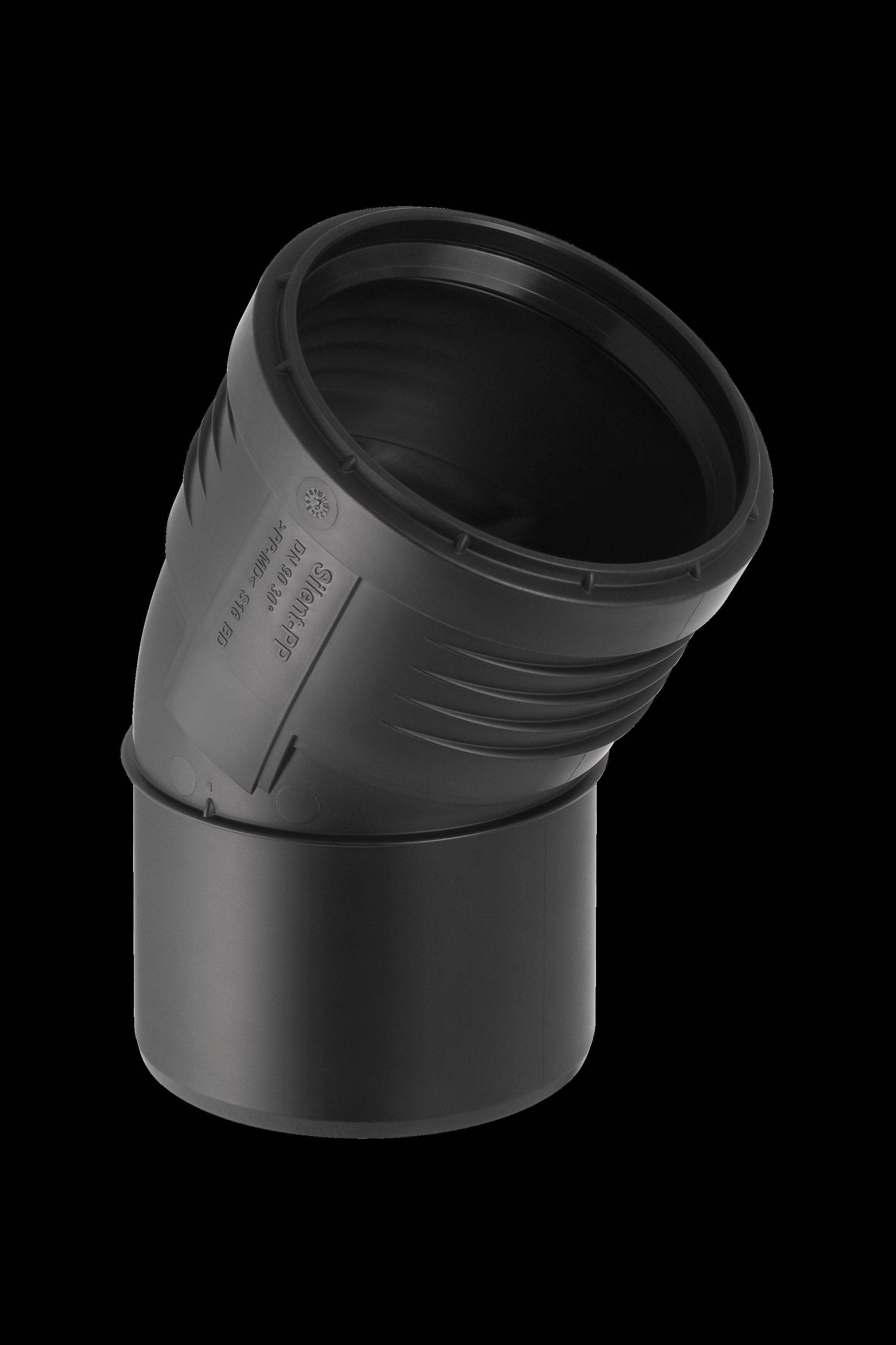 90 mm x 30° Bøjning Silent PP Geberit
