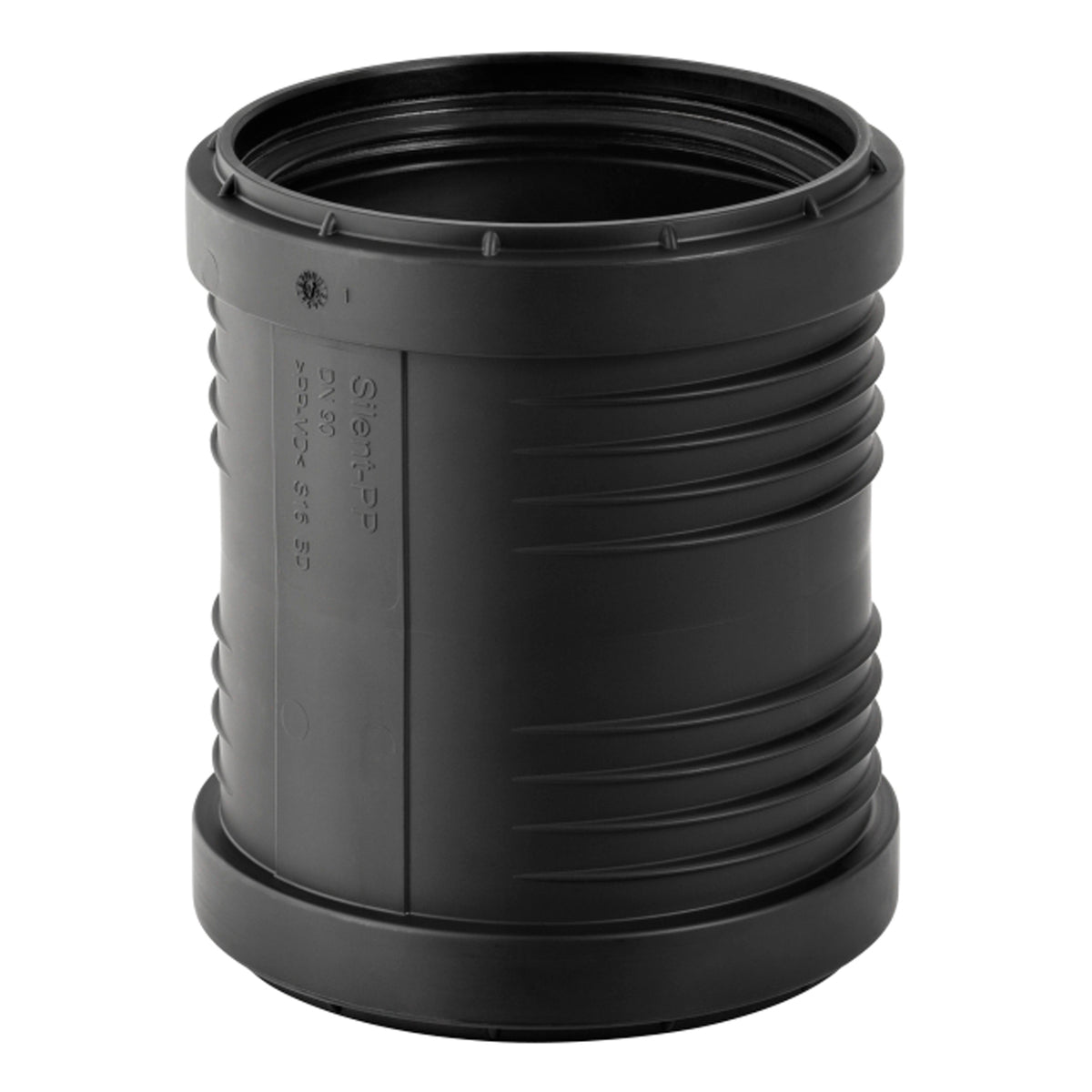 50 mm Dobbeltmuffe Silent PP Geberit