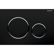 Geberit Sigma 20 betjeningsplade i sort/krom