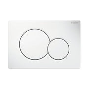 Geberit Sigma 01 betjeningsplade i hvid