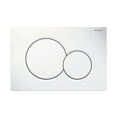Geberit Sigma 01 betjeningsplade i hvid