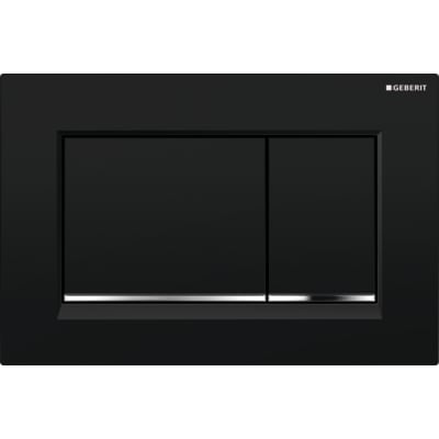 Geberit Sigma 20(Ex.30) betjeningsplade i sort/krom