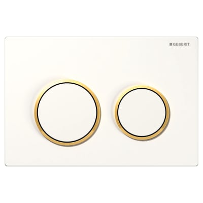 Betjeningsplade Omega 20, hvid/guld/hvid