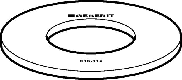 Geberit bundpakning, Ø 63 x 23 mm