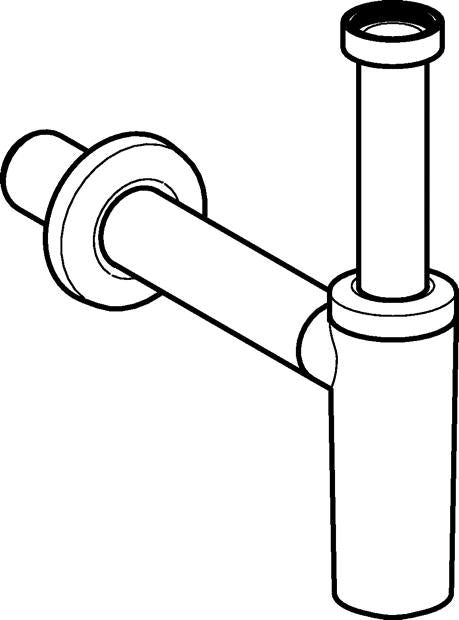Geberit vandlås 1.1/4" x 32 mm krom