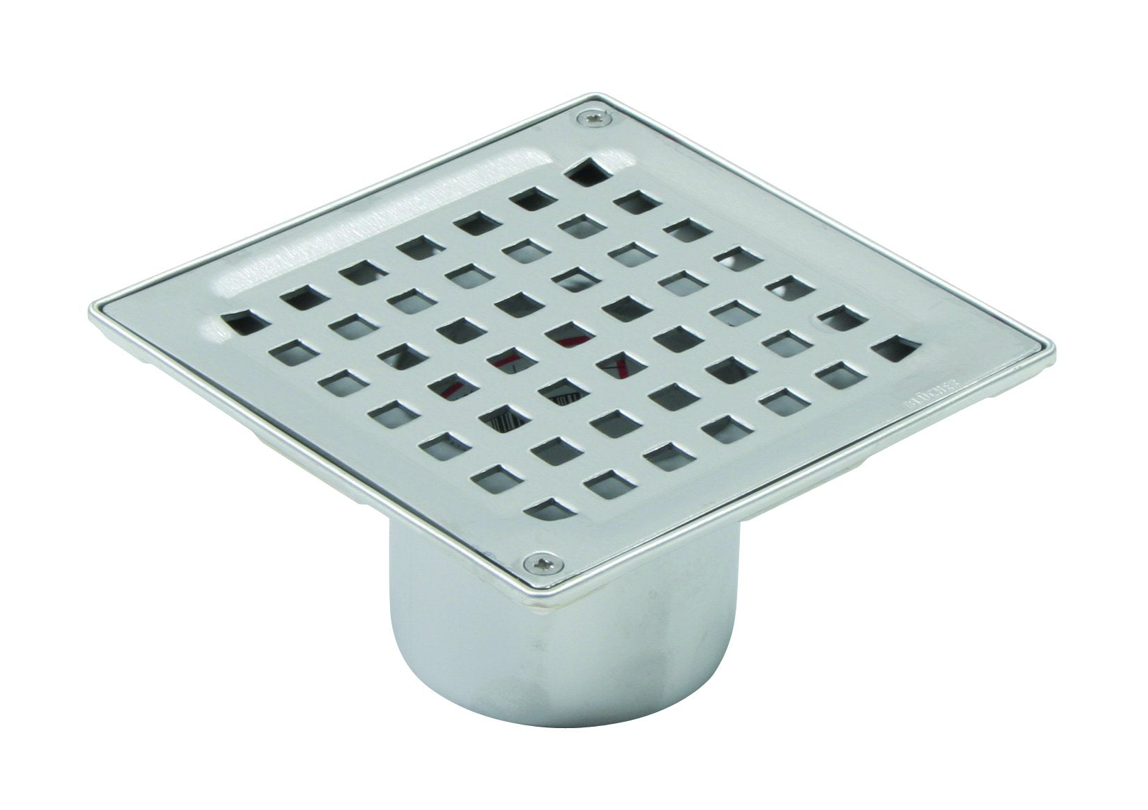 BLÜCHER 75 mm afløbsskål til beton, uden studs, lodret