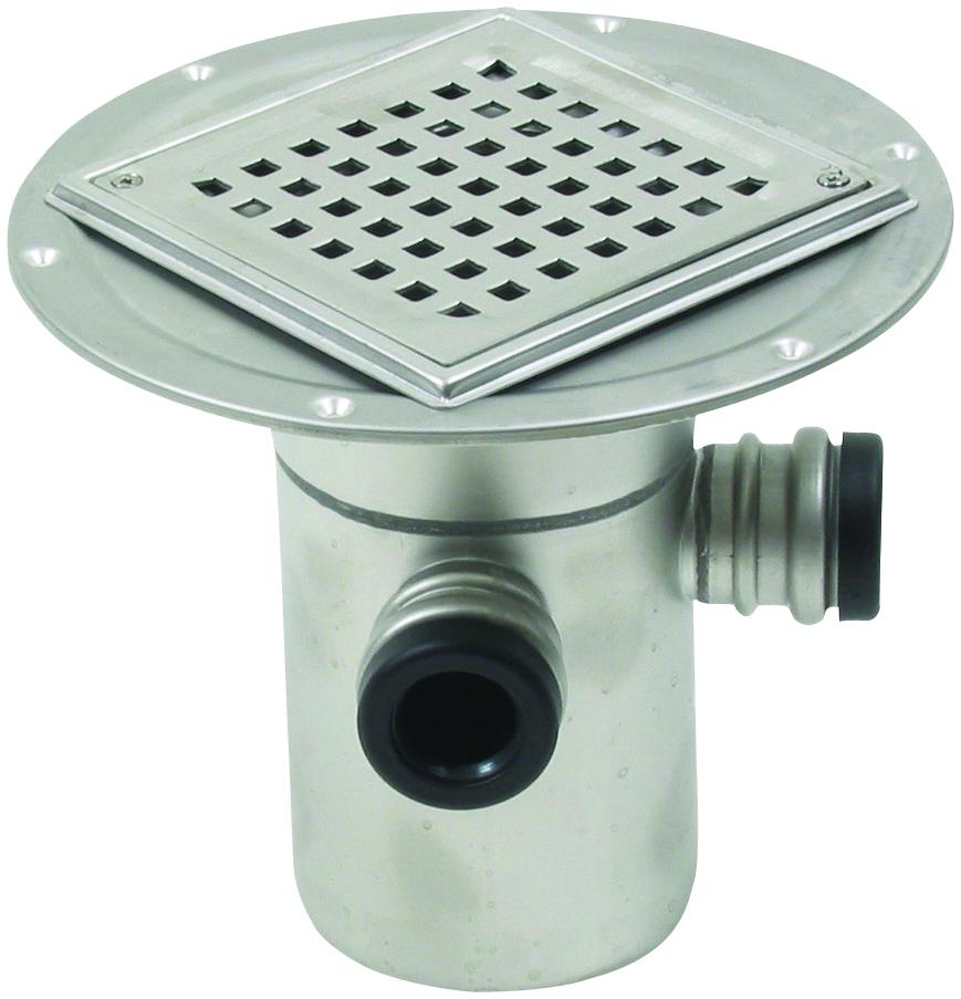 BLÜCHER 110 mm afløbsskål til smøremembran, uden studs, lodret