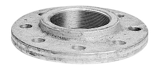 1.1/2" galvaniseret flange med gevind DIN 2566