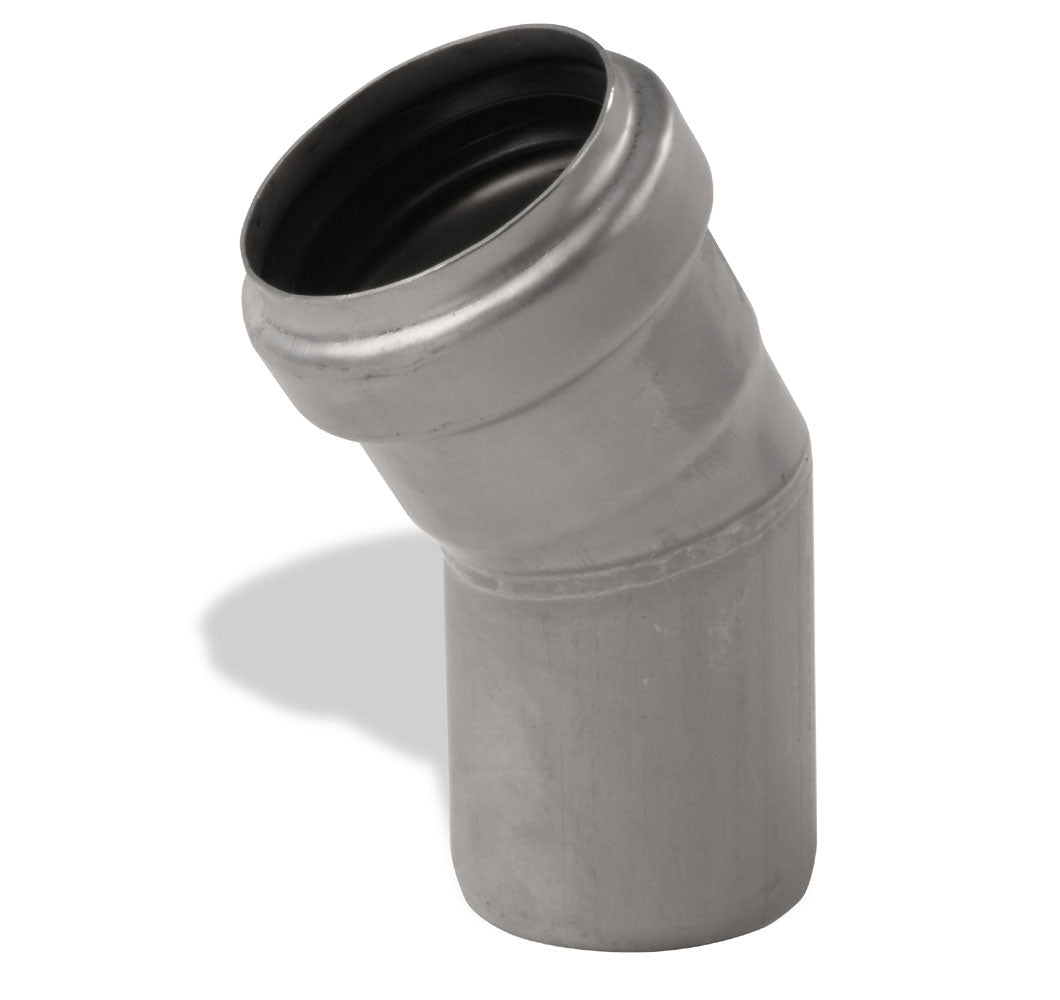 ACO 75 mm 30° rustfri afløbsbøjning, AISI 304