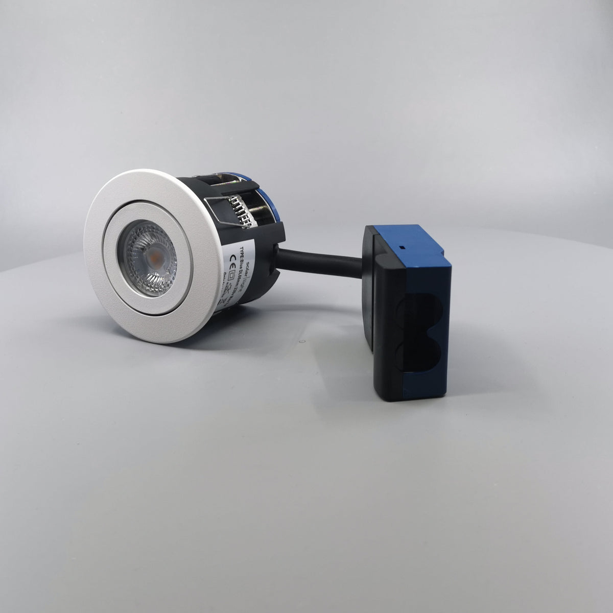 LED spot til udendørs m. 5W pære - Mat hvid (360° frame 4)