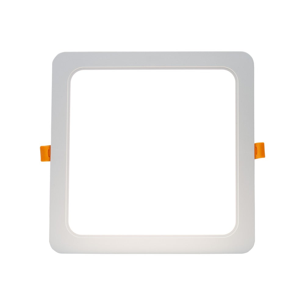 Spectrum 24W LED indbygningspanel til udendørs brug, hul: 19,5 x 19,5 cm, mål: 22 x 22 cm, 230V, IP54
