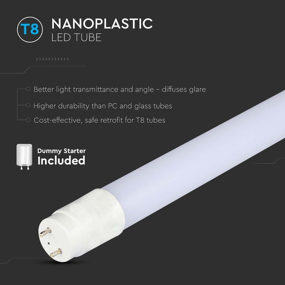 V-Tac LED lysstofrør T8-VALUE150, 20W, 150cm, G13