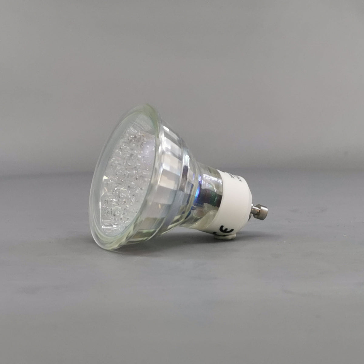 Rød GU10 LED 1,3W (360° frame 8)