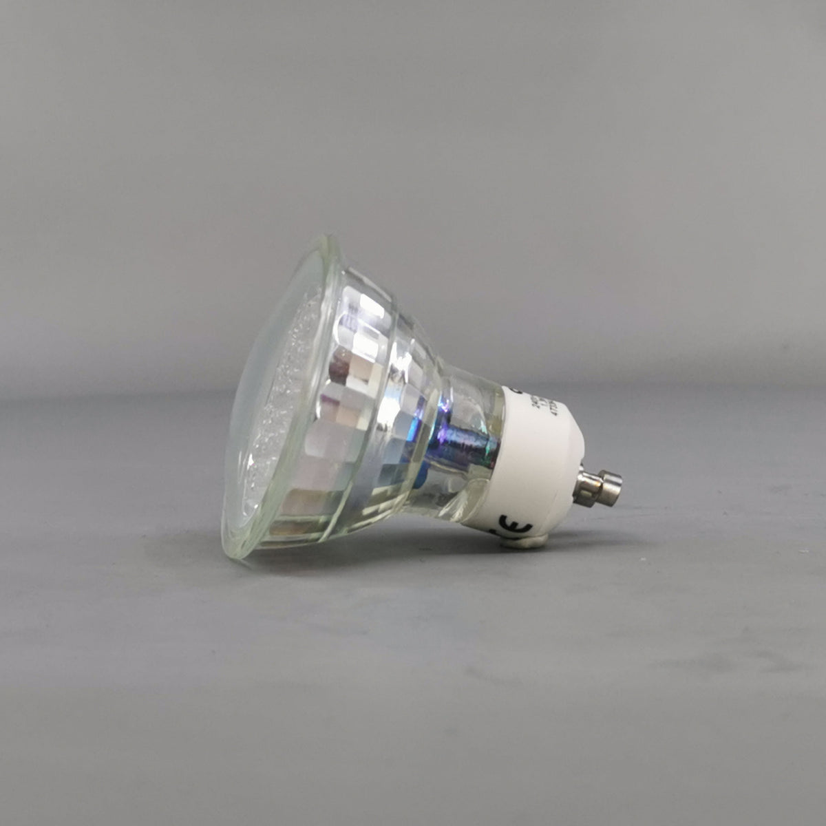 Rød GU10 LED 1,3W (360° frame 9)