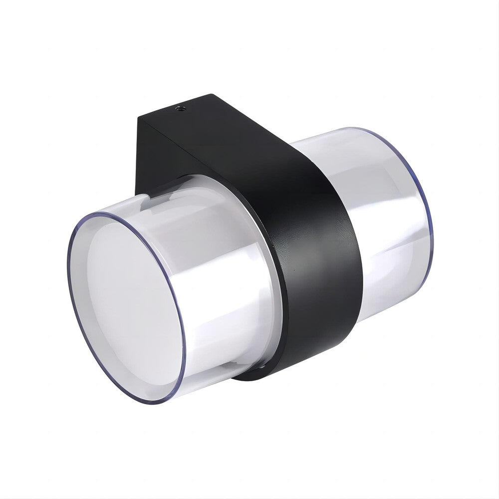 LED væglampe - 9W, rund, IP65 udendørs, 230V, inkl. lyskilde