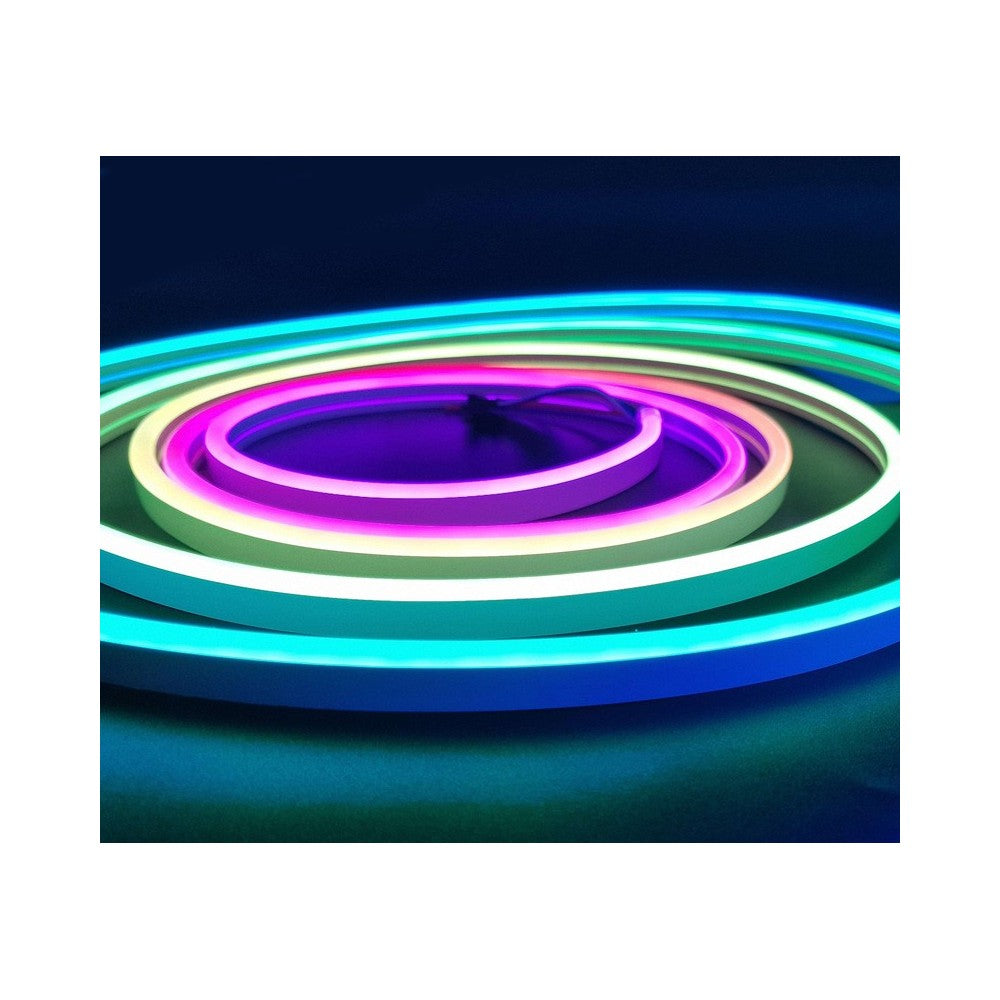 16W/m RGBIC Neon Flex strip - 20m, 96 LED pr. meter, 24V, 8x16, IP20