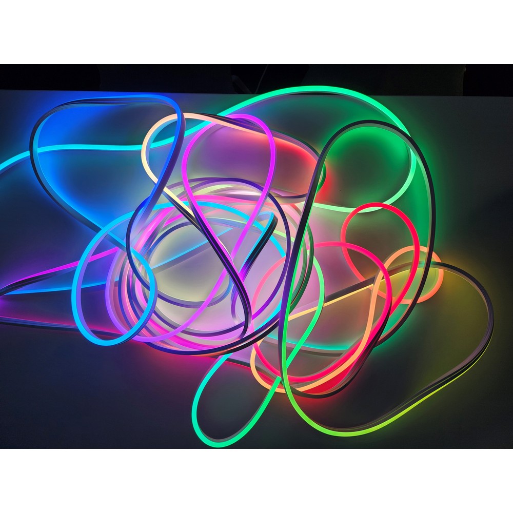 Vandtæt RGBIC Neon Flex strip - 10m, 96 LED pr. meter, 24V, 8x16, IP65