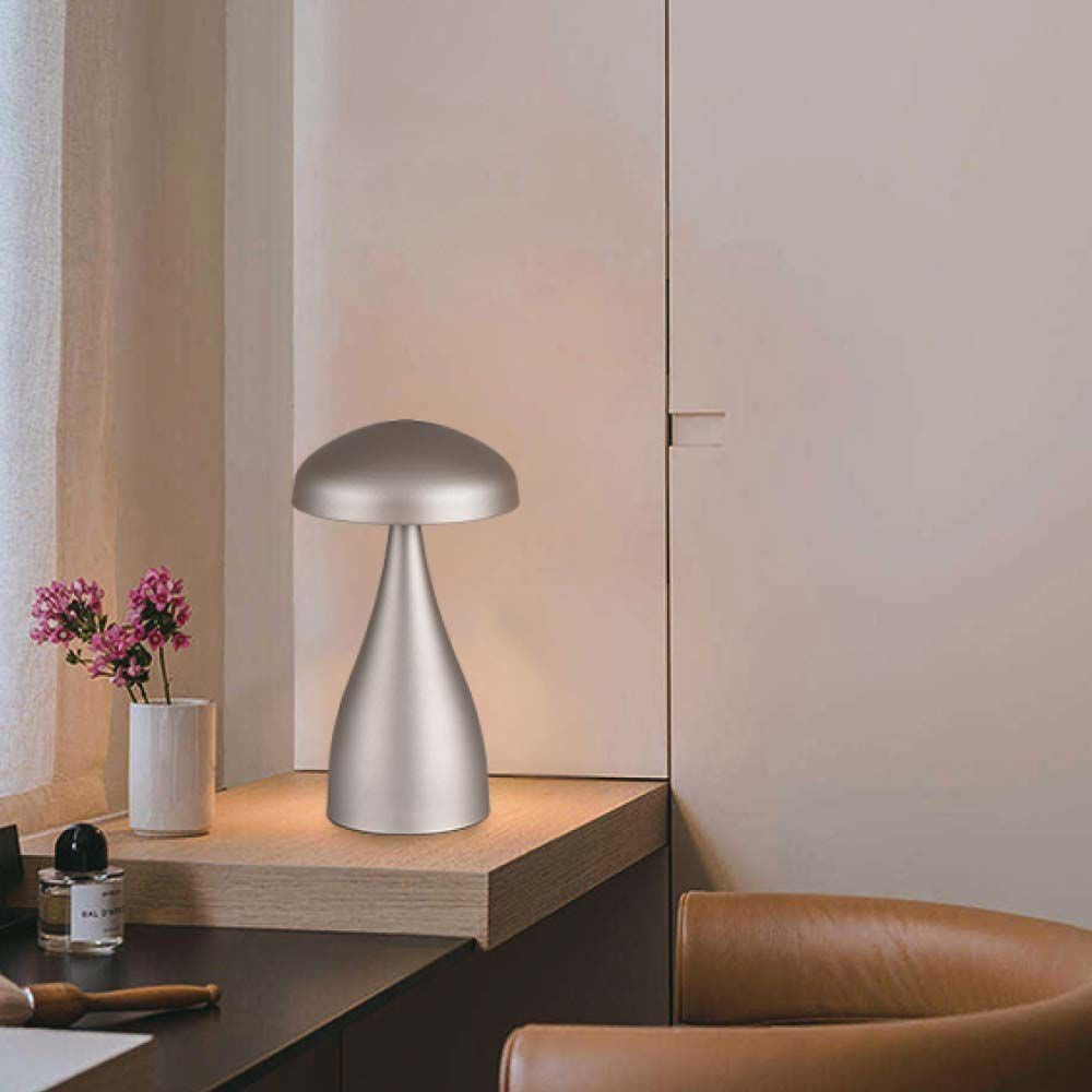 V-Tac Opladelig CCT Bordlampe - Champagne/Guld, IP20, Touch Dæmpbar, Model Mini, 1W, 55lm