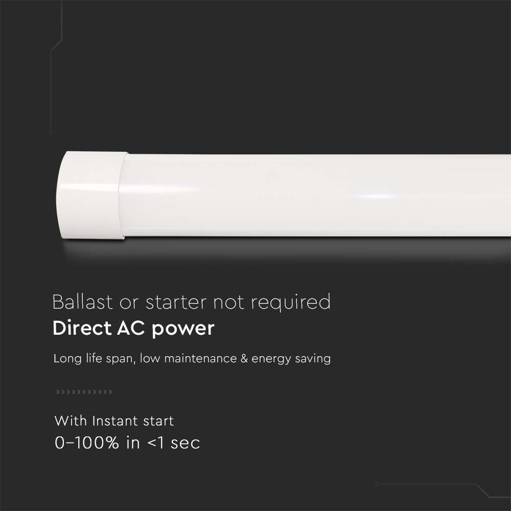 V-Tac 50W LED armatur - 150 cm, 3 års garanti, 230V