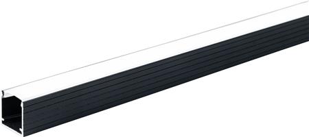 LED ALU PROFIL-PÅBYG-15X15-BL