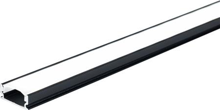 LED ALU PROFIL-PÅBYG-17X7-BL