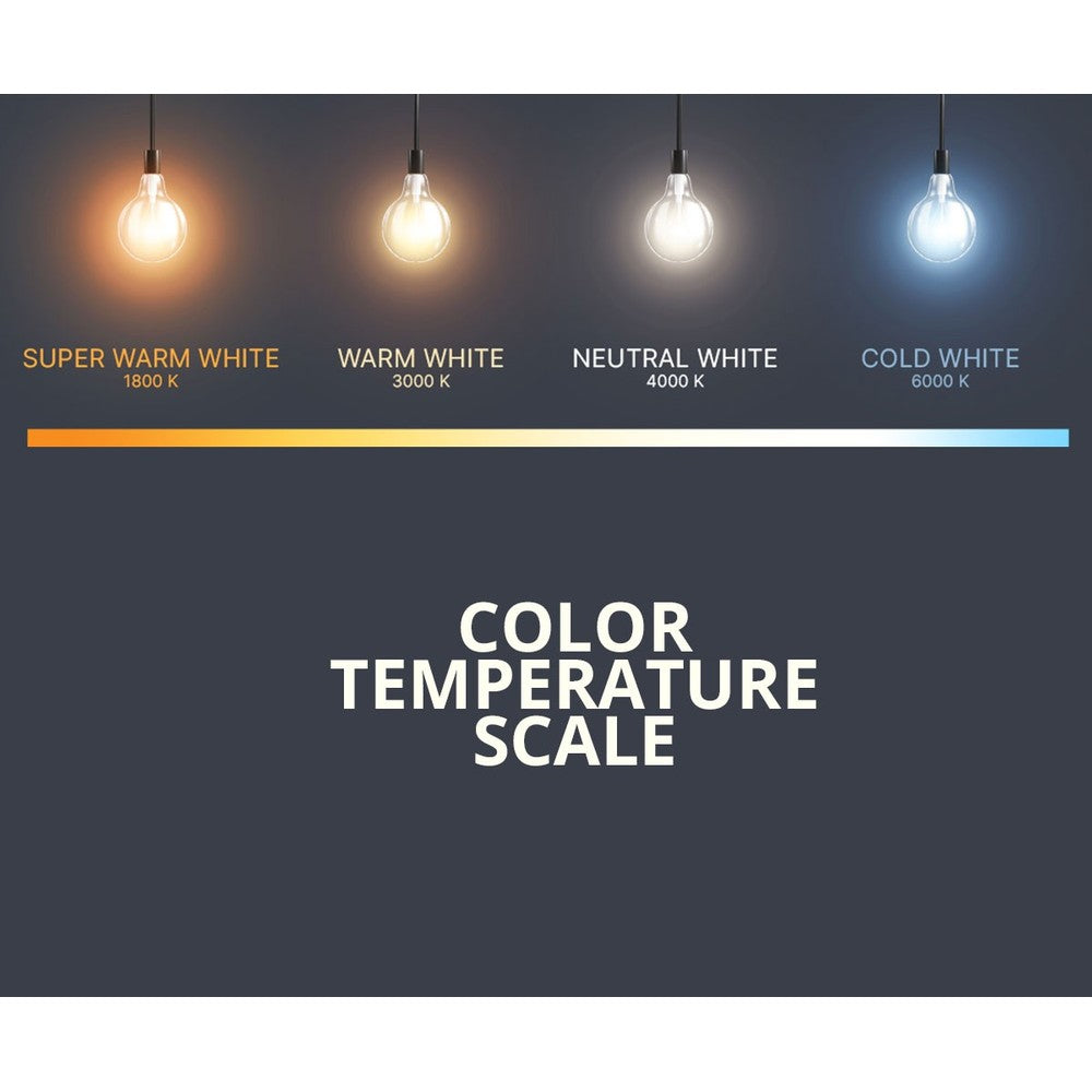 Spectrum 7W LED Pære - A60, kultråd, ekstra varm hvid, 1800K, E27, 600lm
