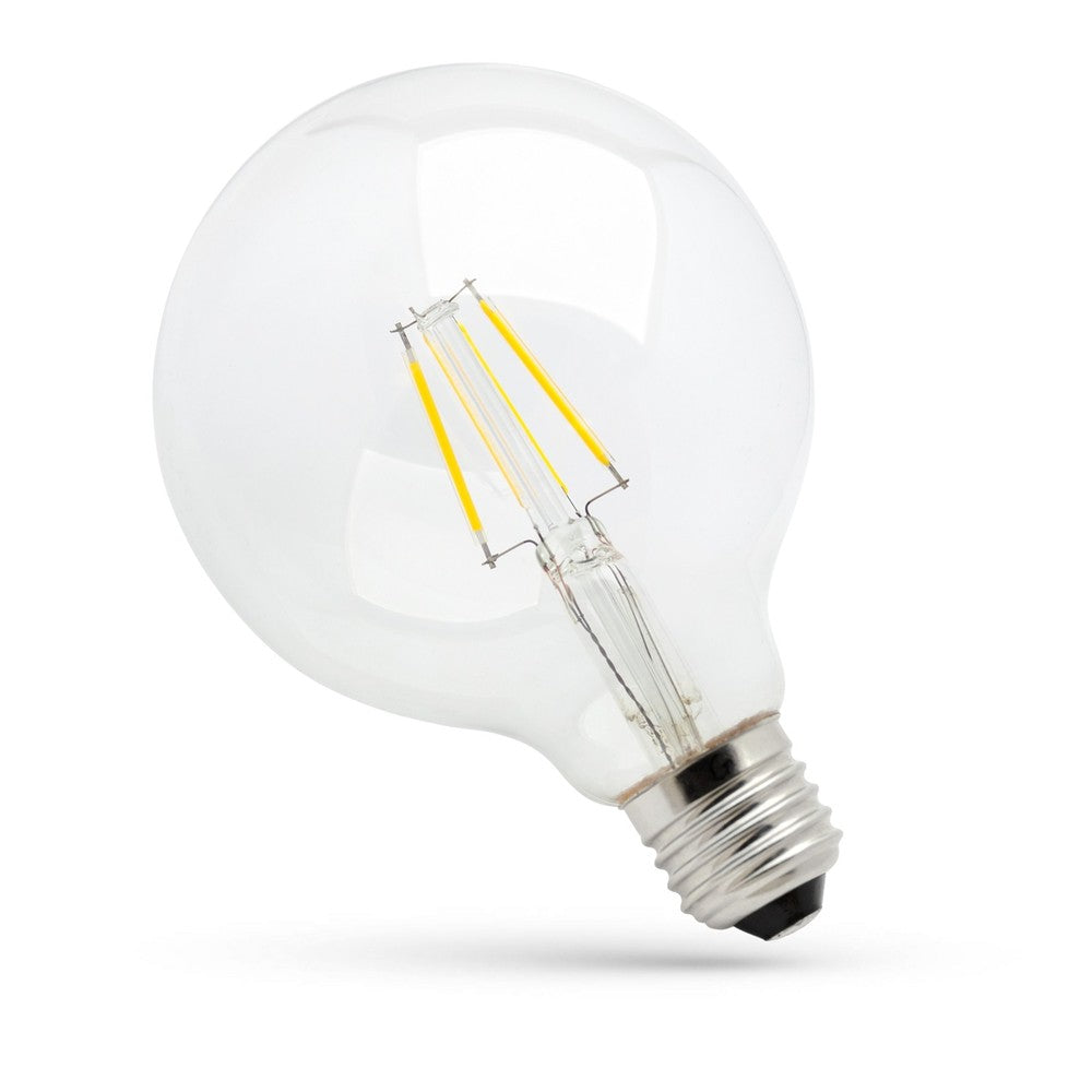 Spectrum 4W LED Globepære - Dæmpbar, E27, 230V, 380lm, RA80, Flicker free