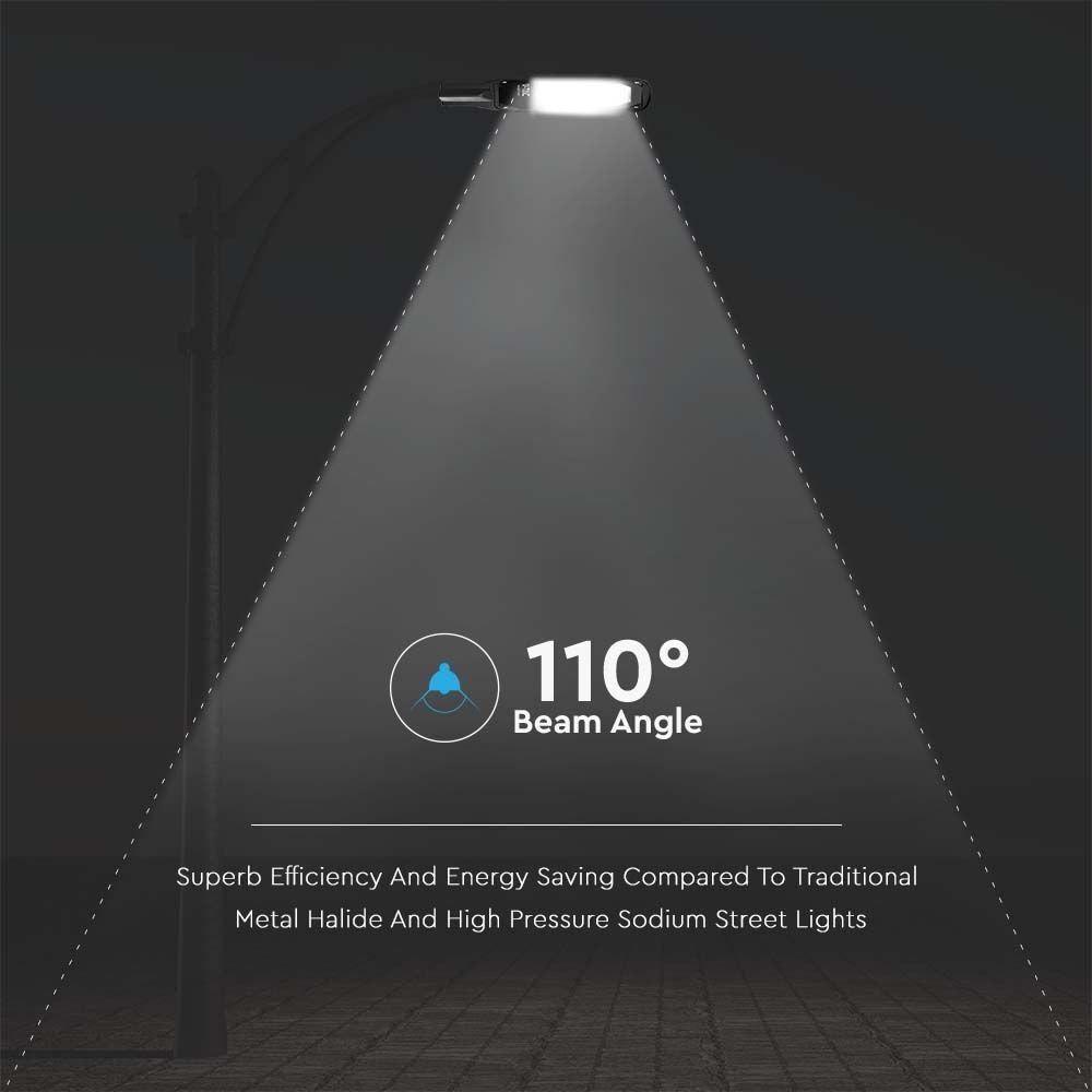 V-Tac 50W LED gadelampe - Ø45mm, Vandtæt, 4270lm, RA70