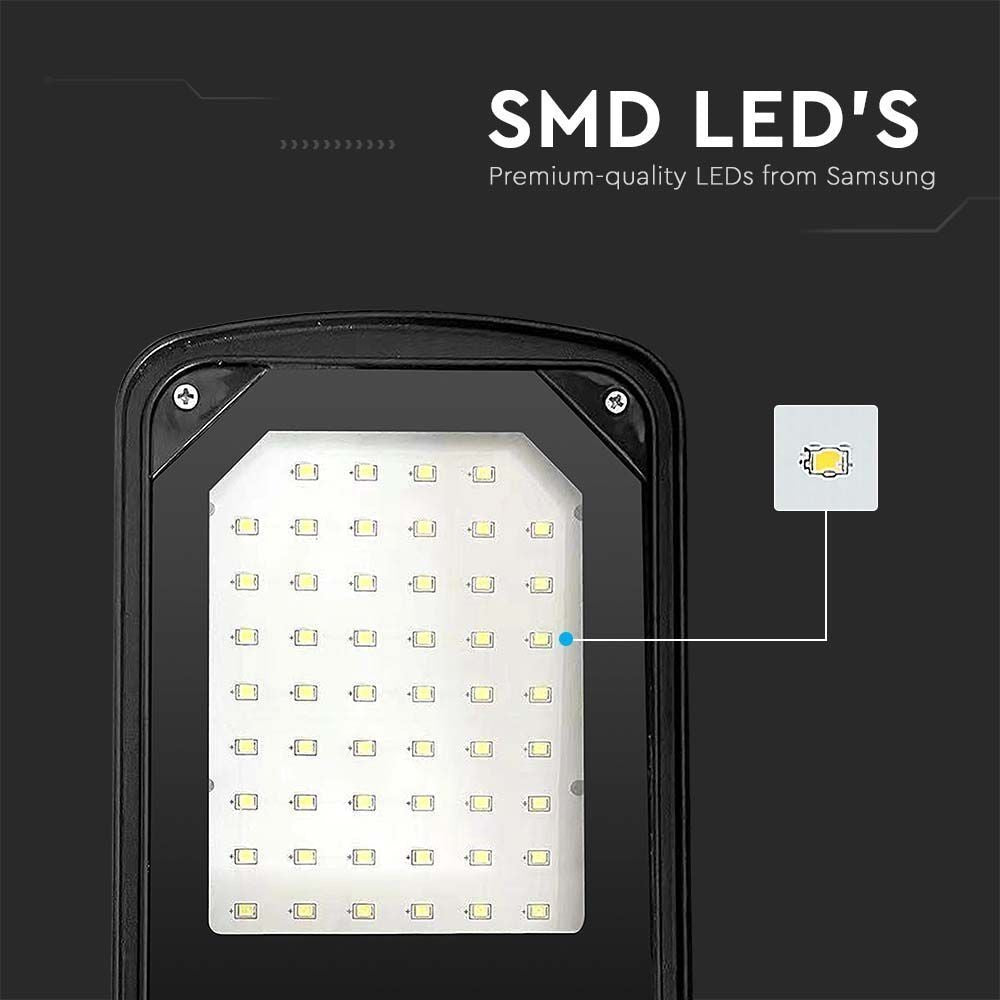 V-Tac 50W LED gadelampe - Ø45mm, Vandtæt, 4270lm, RA70