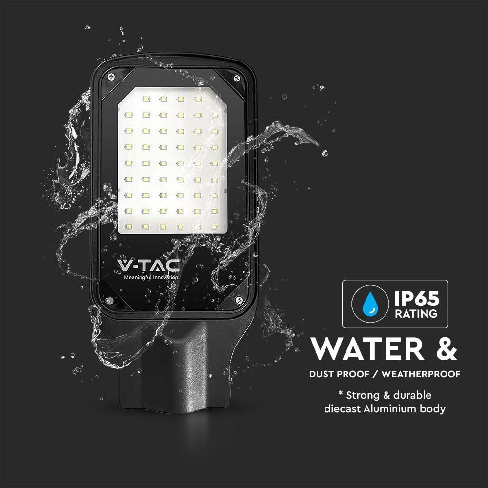 V-Tac 50W LED gadelampe - Ø45mm, Vandtæt, 4270lm, RA70