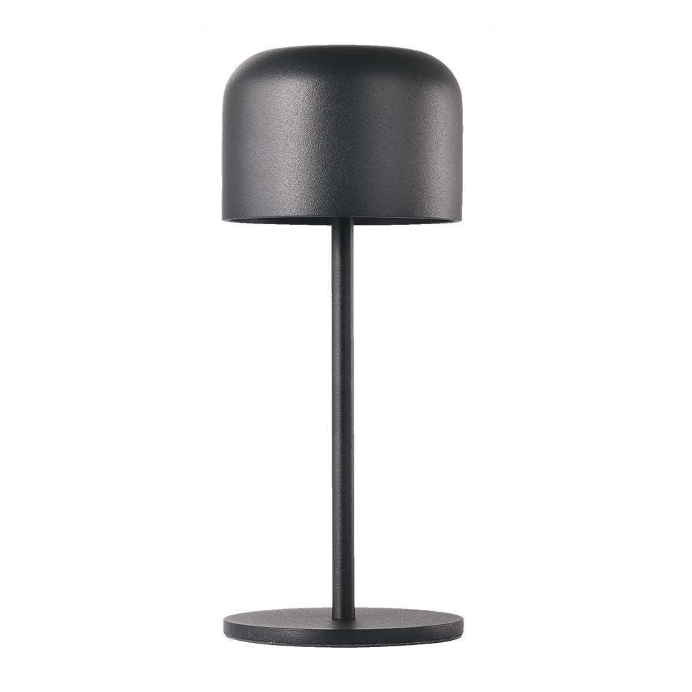 V-Tac Mini Opladelig CCT Bordlampe - Sort, IP54, Touch Dæmpbar, 1.5W, 150lm