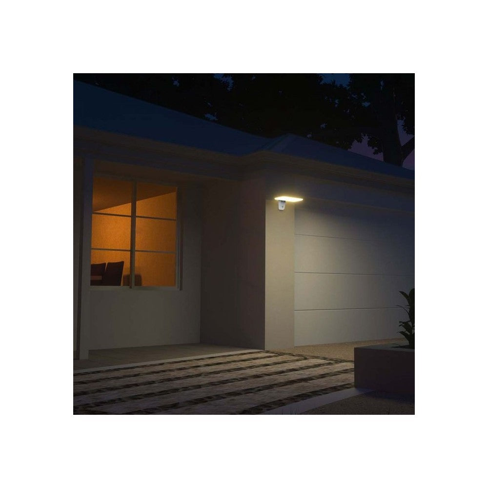 V-Tac 15W Solcelle væglampe LED - Hvid, sensor, Vandtæt, 2000lm, 3 års garanti
