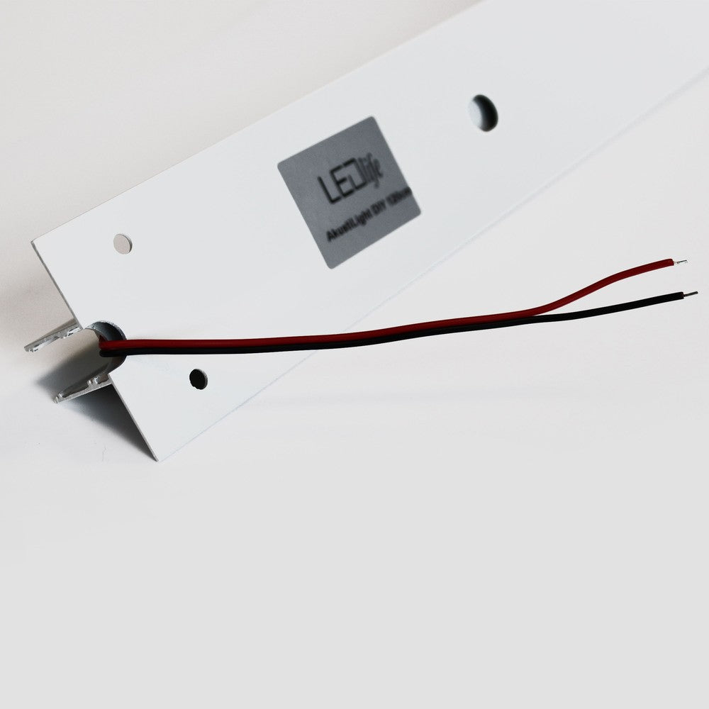 Troldtekt Skinne til Planforsænket LED strips - 60 cm, Forlængbar