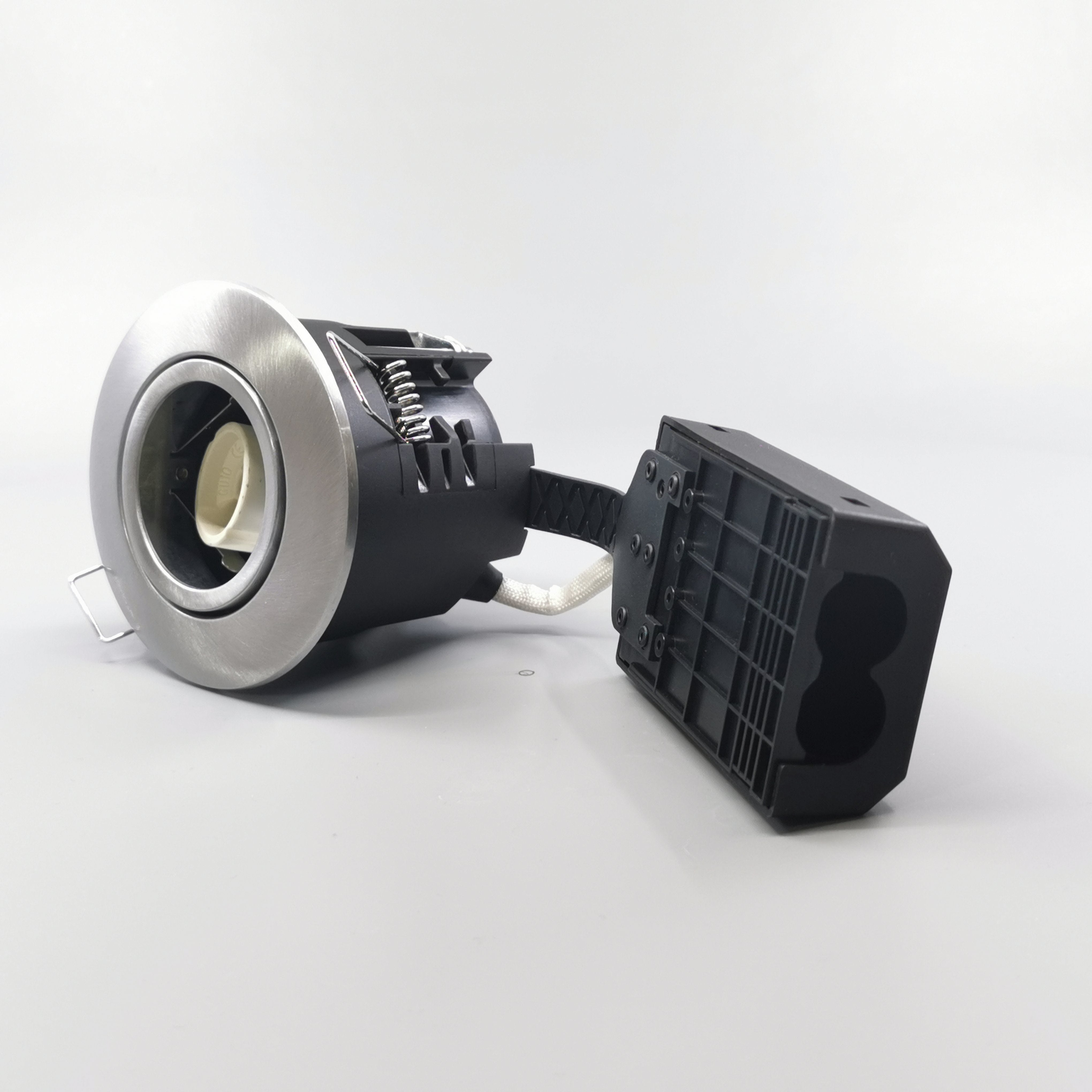 Pro Uni Install m. GU10 fatning - Rund, børstet