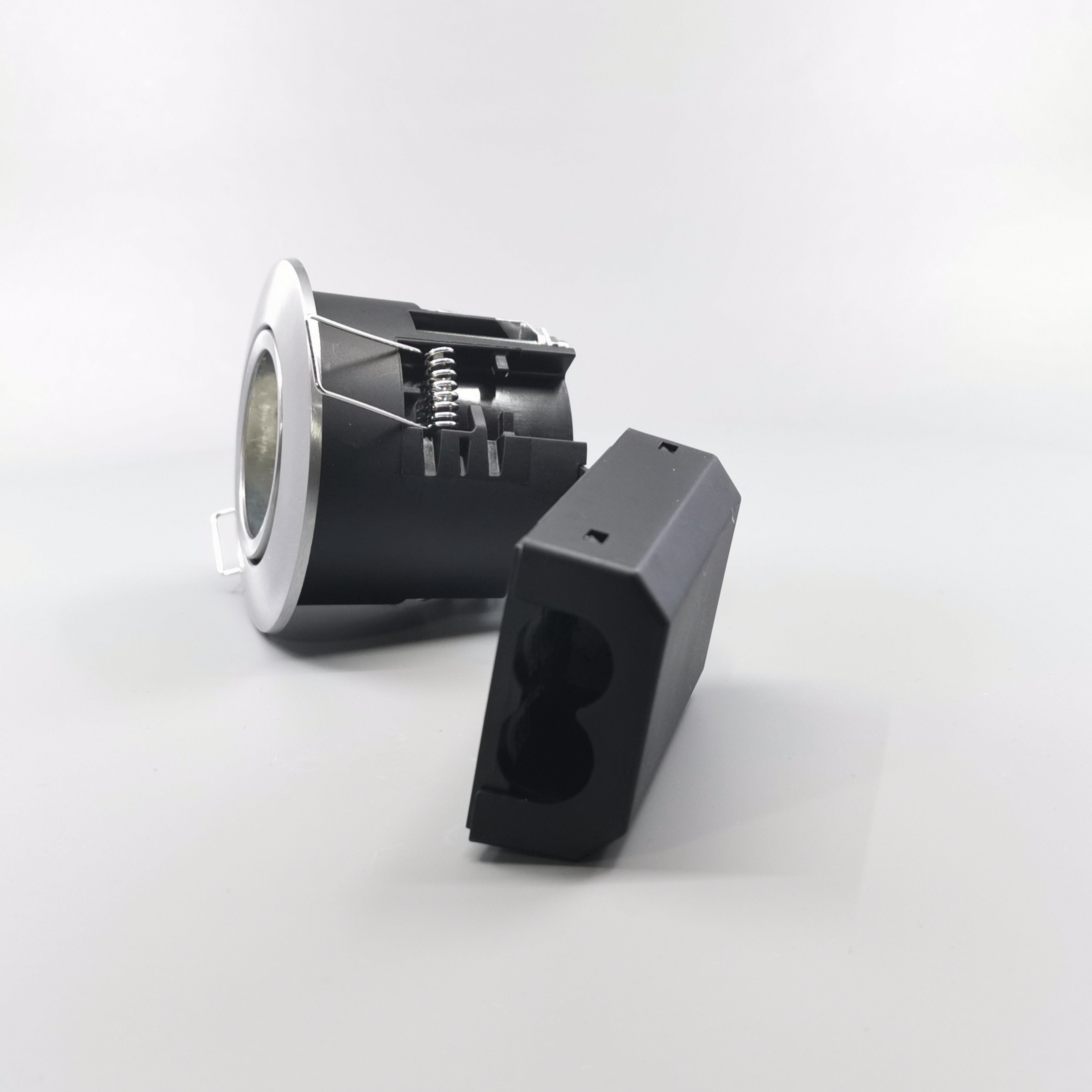 Pro Uni Install m. GU10 fatning - Rund, børstet