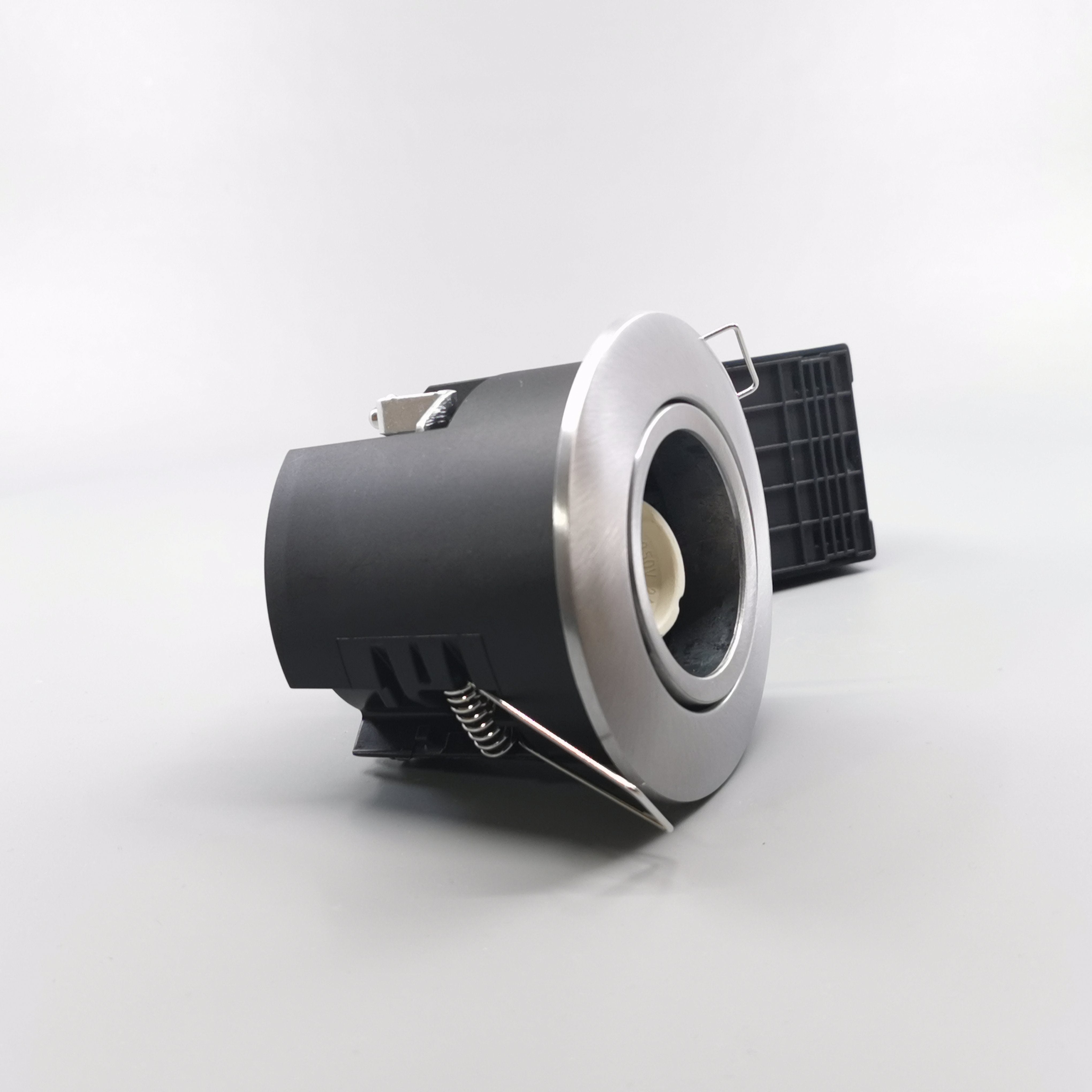 Pro Uni Install m. GU10 fatning - Rund, børstet