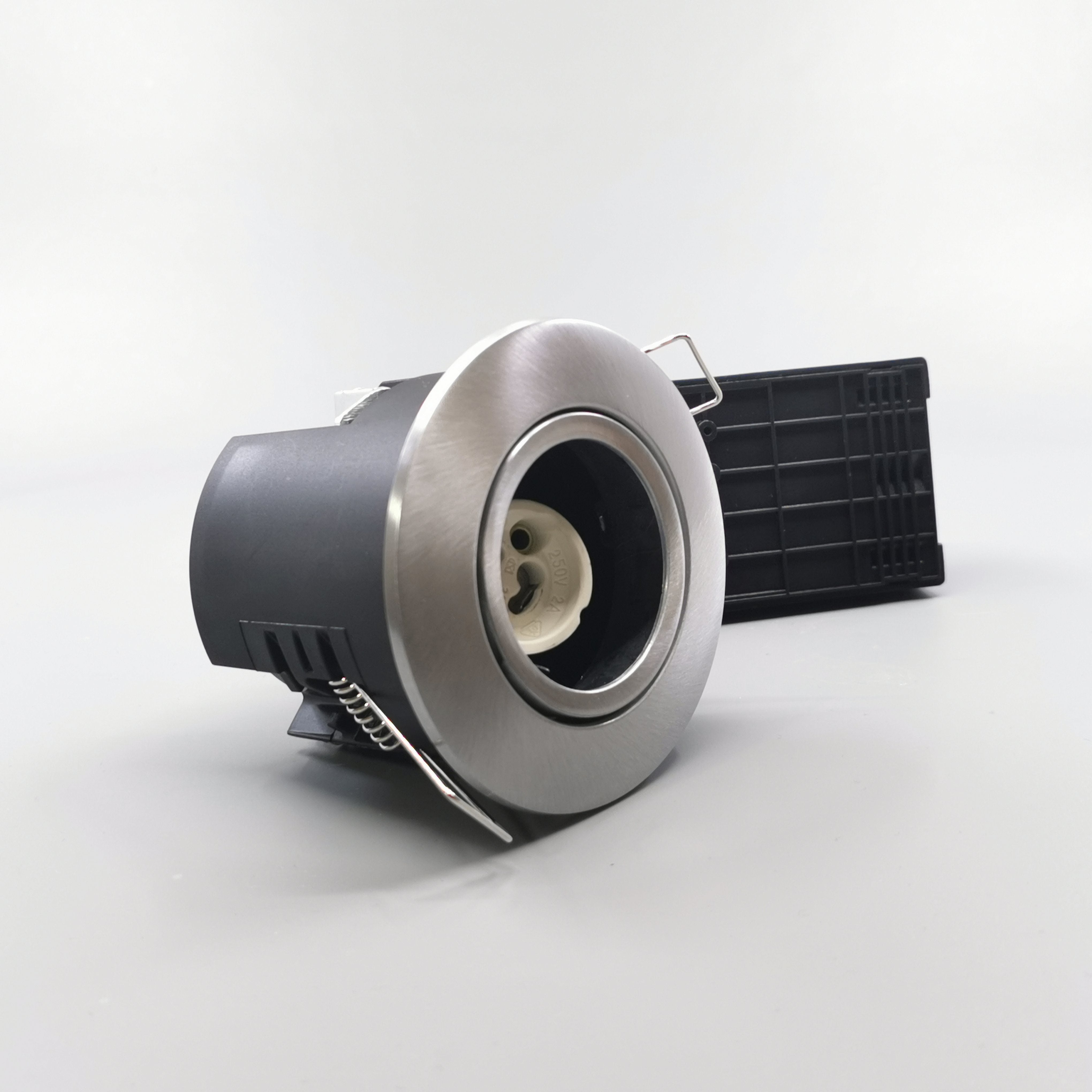 Pro Uni Install m. GU10 fatning - Rund, børstet