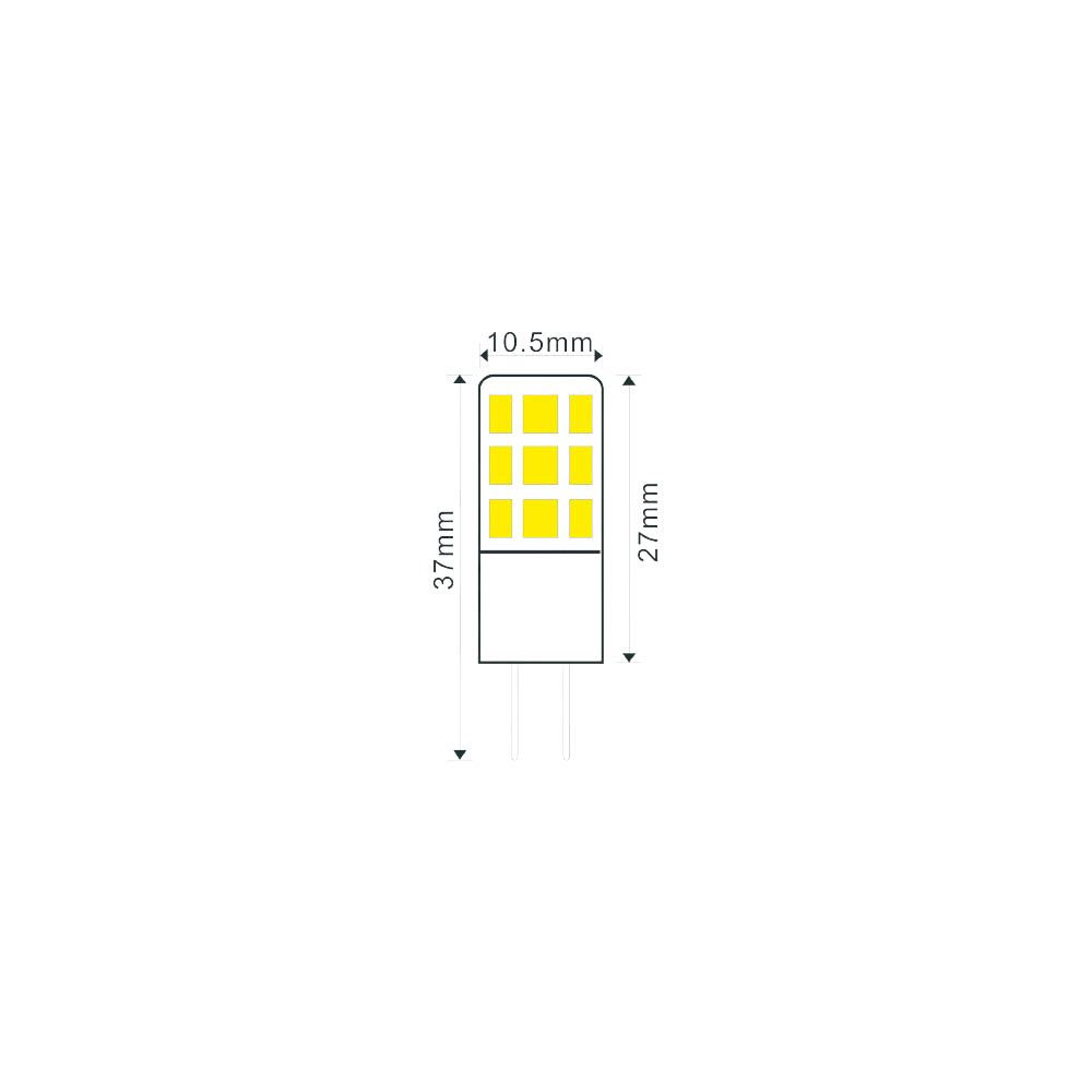 LEDlife 2W G4 LED pære - 12V AC/DC, G4, 270lm, energibesparende - Tilbyder lysstyrke og effektivitet til dine belysningsbehov