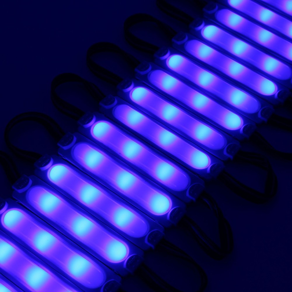 Vandtæt RGBIC LED modul - 20 stk, 2W, IP65, 12V, til skilte og special løsninger