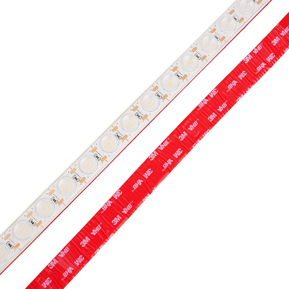 LEDlife 22W/m LED strip - 5m, Vægskylle IP68, 24V, 48 LED pr. meter