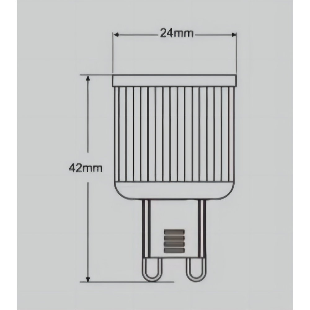 LEDlife 3W LED pære - 230V, G9 fatning, 260lm, RA80