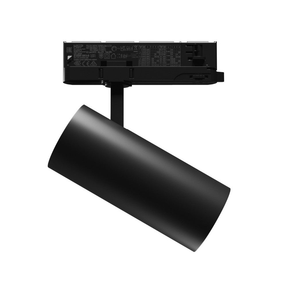 Spectrum Sort Skinnespot med Spredningsgrader, RA90 og 3-faset Effekt på 15/50W - 230V Input og 1500/2500lm