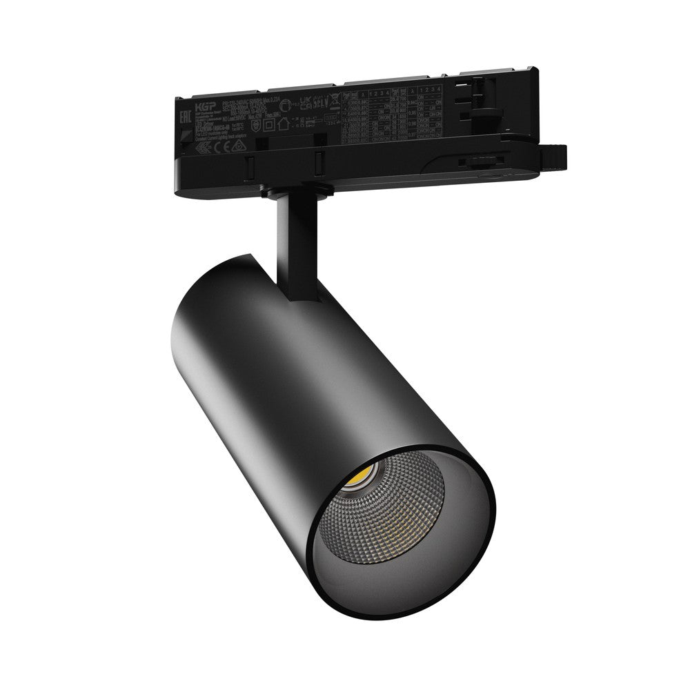 Spectrum Sort Skinnespot med Spredningsgrader, RA90 og 3-faset Effekt på 15/50W - 230V Input og 1500/2500lm