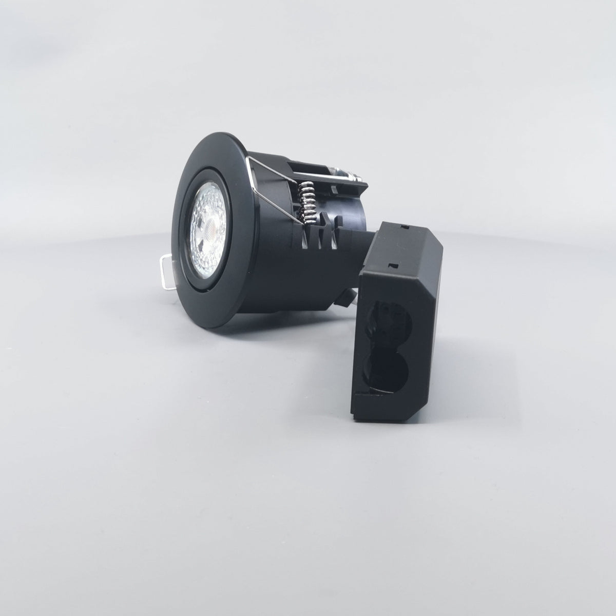 Pro Uni Install m. 5,5W DimTone LED pære - mat sort (360° frame 6)