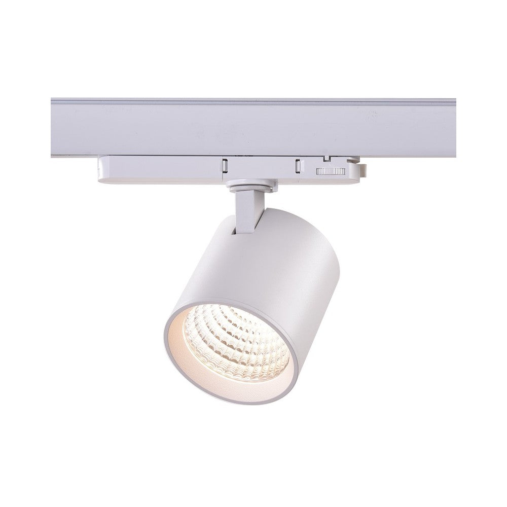 LEDlife Hvid Skinnespot 20W - Høj Lysstyrke 175lm/w, RA93, 3-Faset - Erstatter 85W, Input 230V, 3500lm, RA90