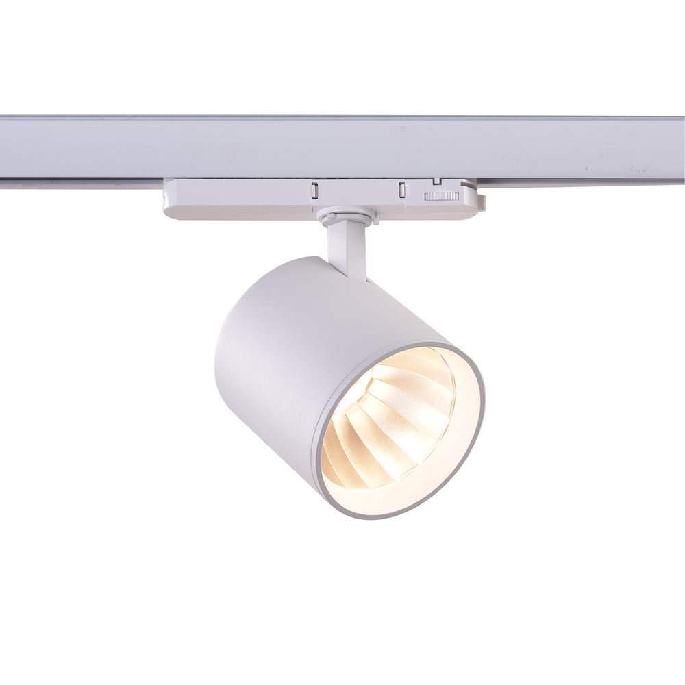 LEDlife 30W hvid skinnespot - 175 lm/W, RA 90, 38 grader, dæmpbar, 3-faset