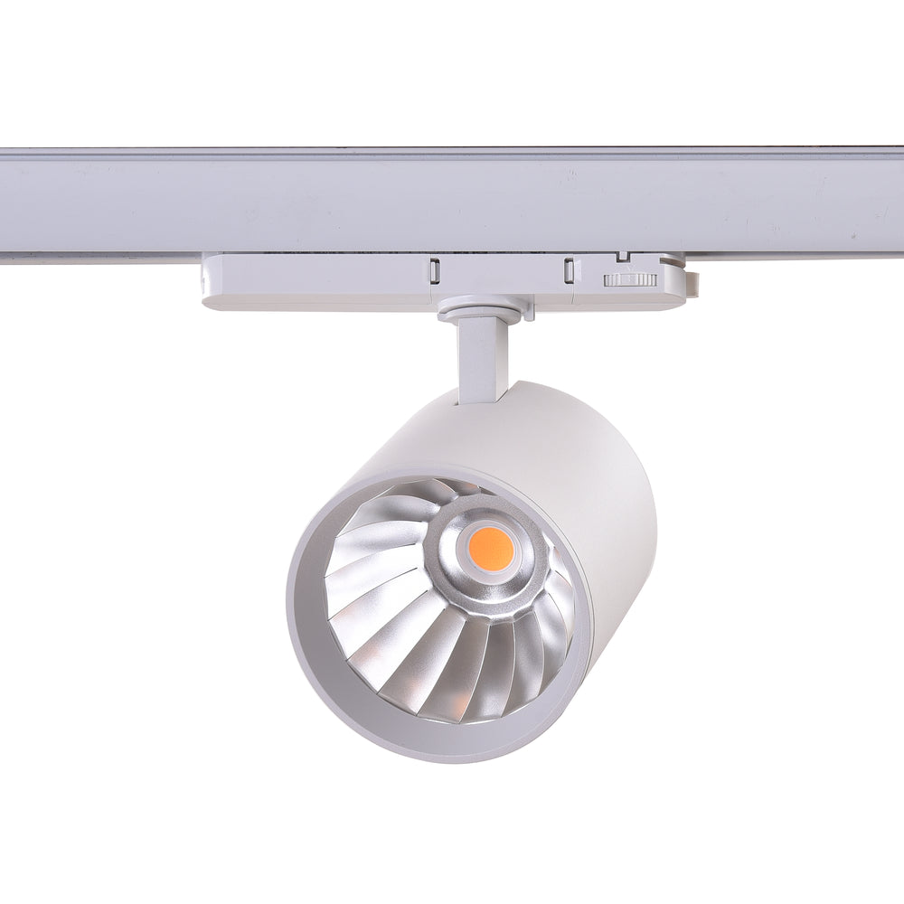 LEDlife 30W hvid skinnespot - 175 lm/W, RA 90, 38 grader, dæmpbar, 3-faset