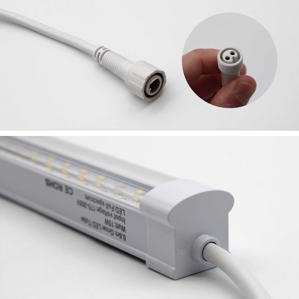Max-Grow LED Vækstarmatur - 60 cm, 15W LED, fuldt spektrum, IP65